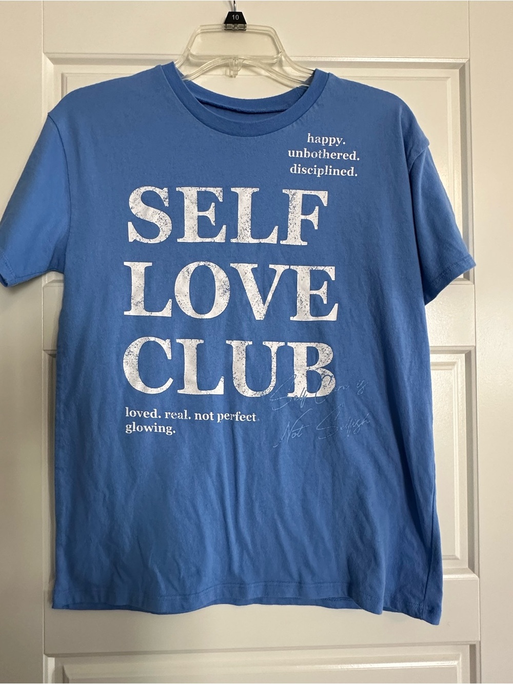 Grayson Threads Light Blue Graphic Tee: Self Love Club